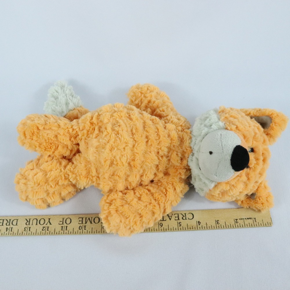 Nat & Jules Demdaco Orange Russet Floppy Fox Plush Stuffed Animal 14" - Picture 8 of 8